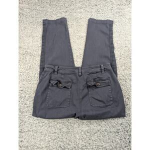 J Jill Pants Women 10 Blue Classiccore Preppy Minimalist Straight Leg Academia